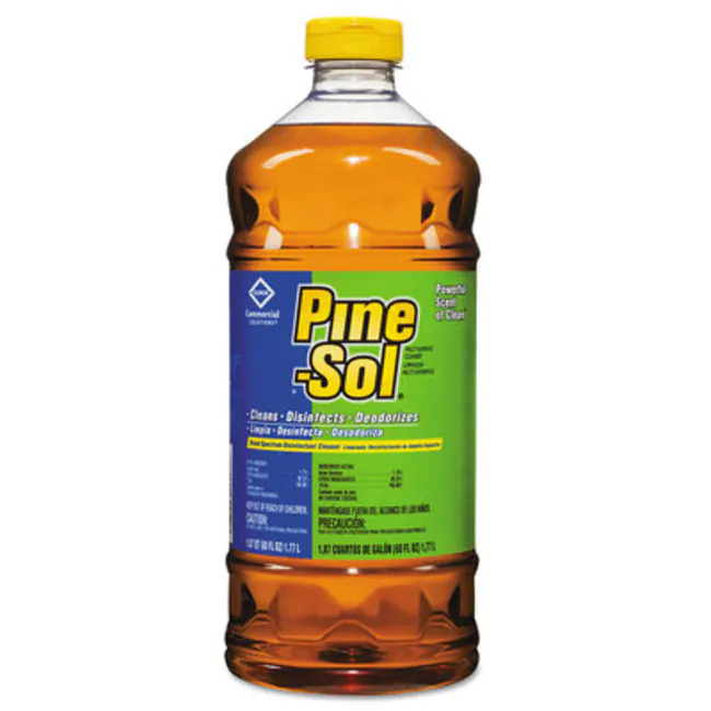 Multi-Surface Cleaner Disinfectant Concentrated, Pine Scent, 80oz Bottle, 6/Carton