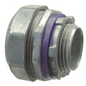 Liquidtight Conduit Connector- 1/2 In Compression- 1.29 In Od- Zinc