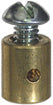 3/32 Inch Od x 5/16 Inch Length Zinc Plated Steel Wire Cable Stop Assembly