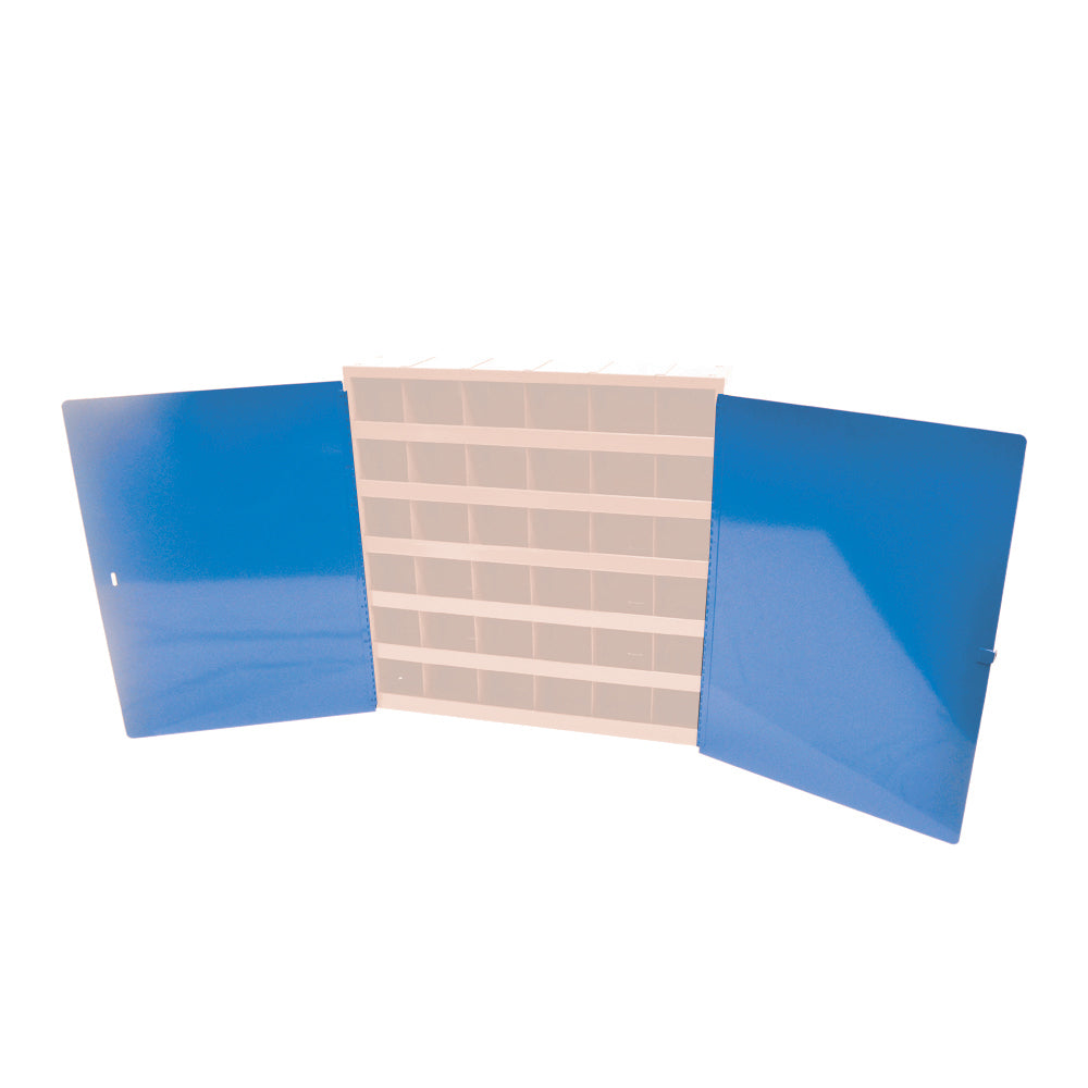 Hinged Doors For Open Compartment Bins