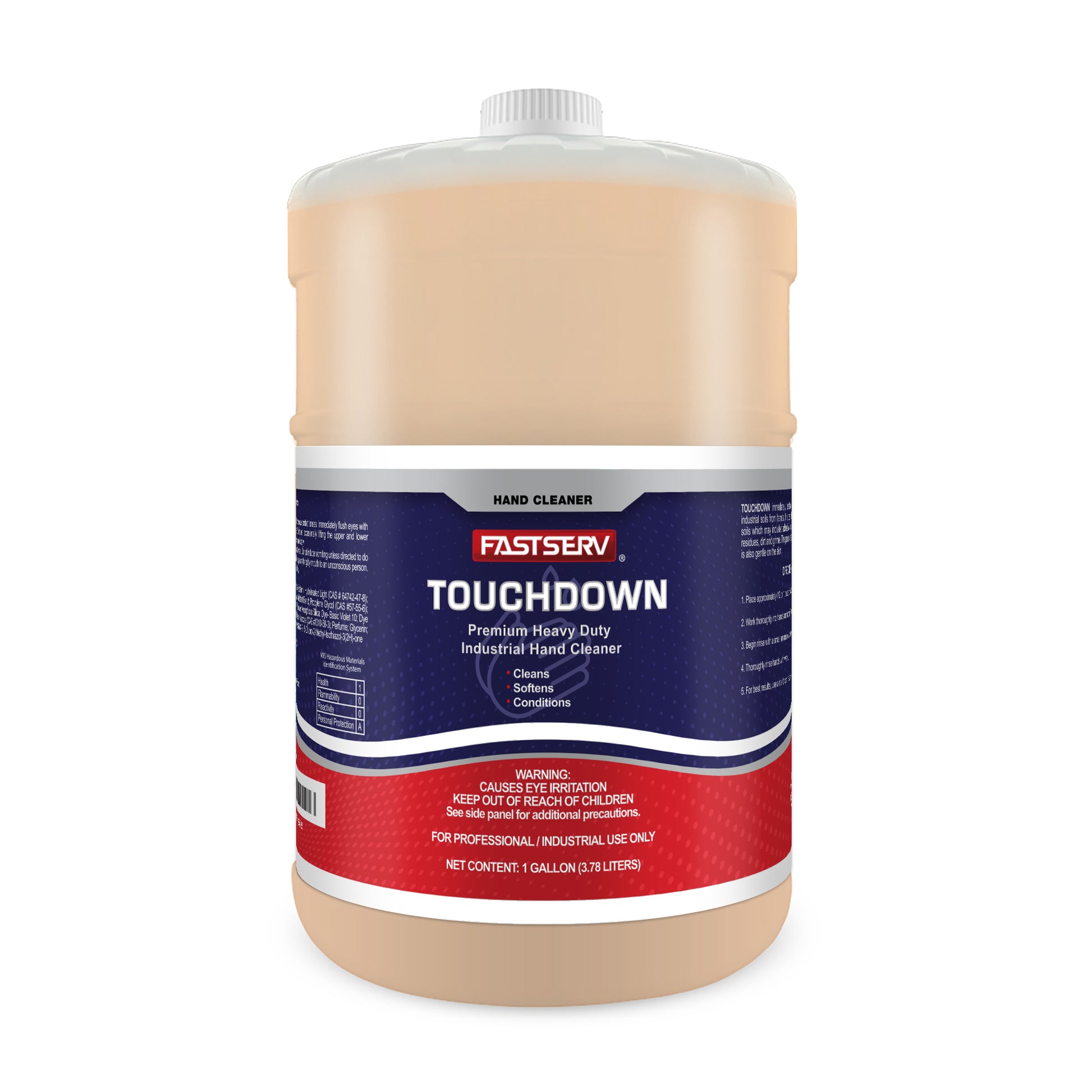 FastServ Touchdown Premium Industrial Hand Cleaner - 1 Gallon Bottle