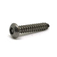 #8 x 3/8 Inch Stainless Steel Hex Pin Button Head Tamper Resistant Sheet Metal Screw