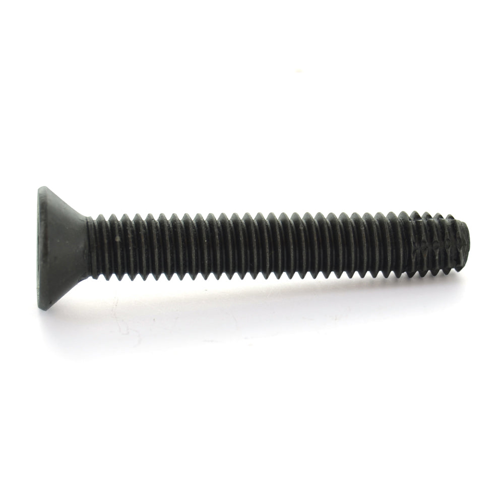 1/4-20 x 5 Inch Coarse Black Phosphate & Oil Alloy Steel 6-Lobe Flat Head Floor Board Thread Cutting Screw