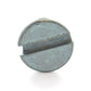 #10-32 x 5/8 Inch Fine Zinc Plated Steel Slotted Drive Flat Countersunk Head Machine Screw - Clearance