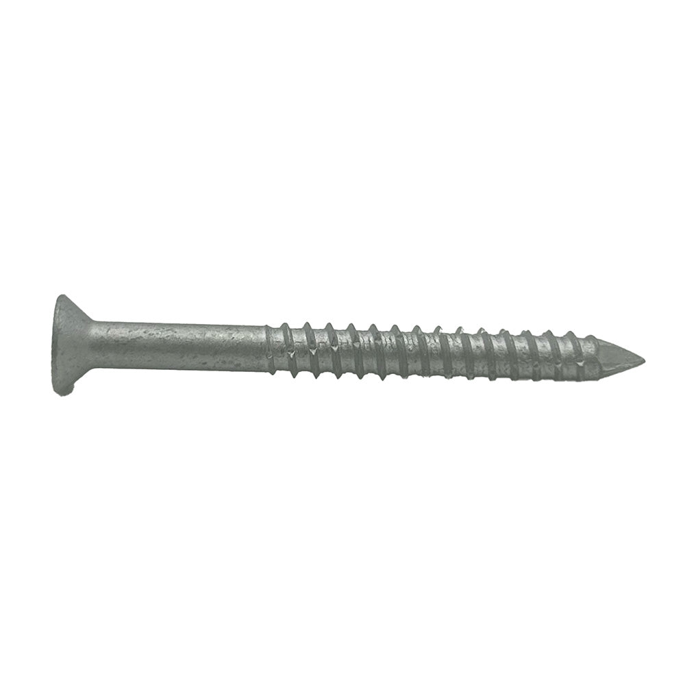 #14 x 2-3/4 Inch Stainless Steel Phillips Flat Head Crete-Flex SS4 Tapcon Anchor