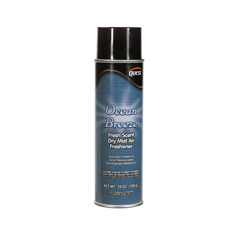 Quest Specialty  Dry Spray Air and Fabric Deodorant Ocean Breeze 10 Oz Net Wt. - Aerosol