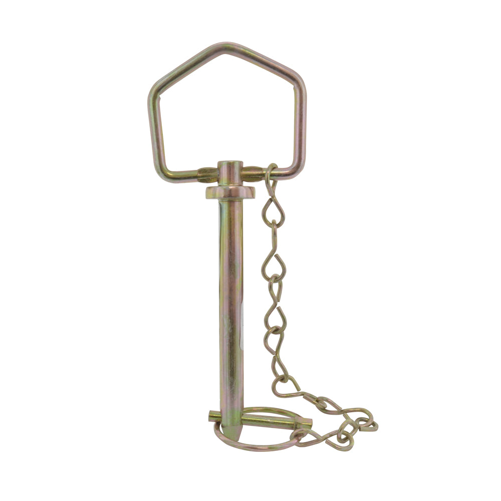 1-1/4 Inch x 6-1/4 Inch Zinc Plated Yellow Steel Forged Hitch Pin