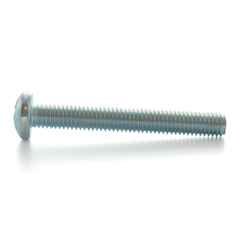 #10-32 x 3 Inch Fine Zinc Plated Steel #2 Phillips Drive Pan Head Machine Screw