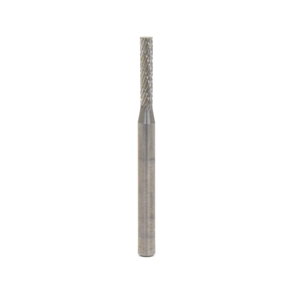 3/32 Inch Cylindrical 1/8 Inch Shank Sa-42 Miniature Solid Carbide Bur