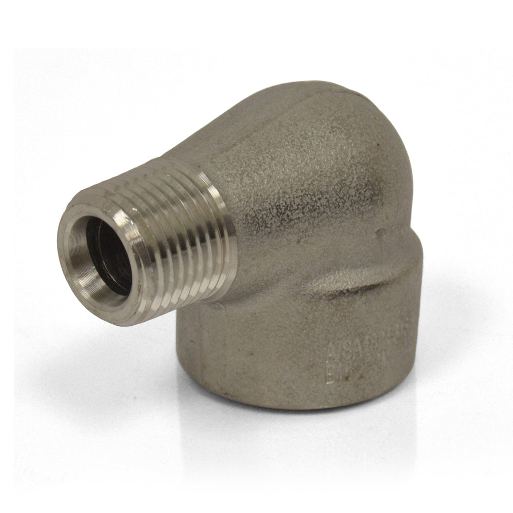 3/4" Schedule 80 316 Stainless Steel Heavy Duty 90 Degree Street Elbow