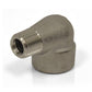 1/4" Schedule 80 316 Stainless Steel Heavy Duty 90 Degree Street Elbow