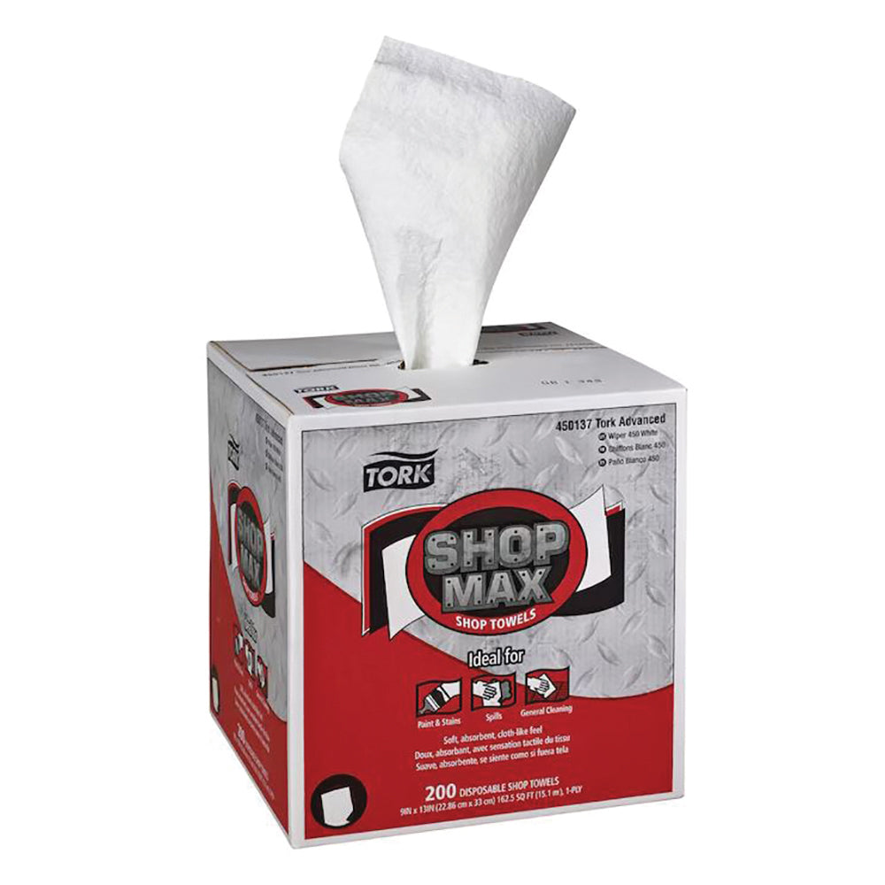Tork Advanced 450 Wiper- 200 Wipes Per Centerfeed Box (Case of 4)