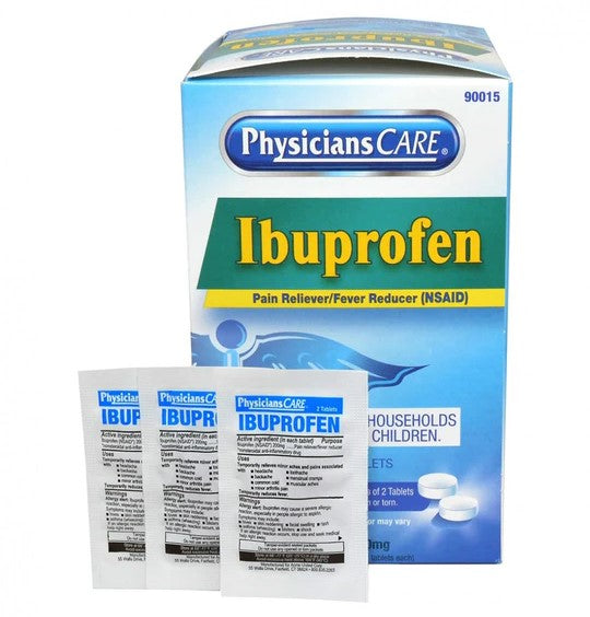 2/Pack Ibuprofen Pain Reliever Medication 200mg box of 50