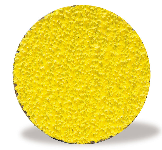3 Inch Predator Quick-Lok Disc 36 Grit Grain Mixture Yellow