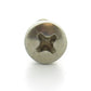 M5 x 0.8 x 8 mm Coarse Plain 18-8 (A2) Stainless Steel Phillips Drive Pan Head Machine Screw