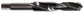 1/2-13 Hex Shank 118 Degree Split Point Black and Gold Combination Drill and Tap