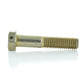 5/16-18X1" Grade 8 Hex Head Cap Screw Zinc Yellow With Hole Through The Head - Clearance