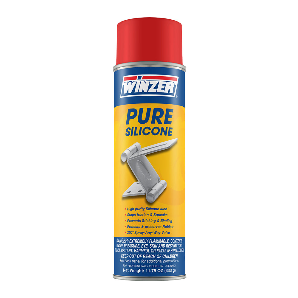 Winzer Pure Silicone Heavy-Duty Spray Lubricant - 11.75 Oz Net Wt. - Aerosol