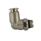 M10 Tube x 3/8 Inch Pipe Male Swivel Elbow - Universal Thread