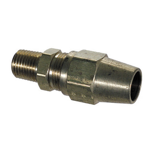 1/4 Inch x 1/2 Inch Brass Male Air Brake Connector for Copper Tubing