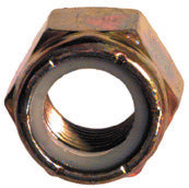1-1/8-7 Coarse Yellow Zinc Grade 8 (Ne) Nylon Insert Lock Nut