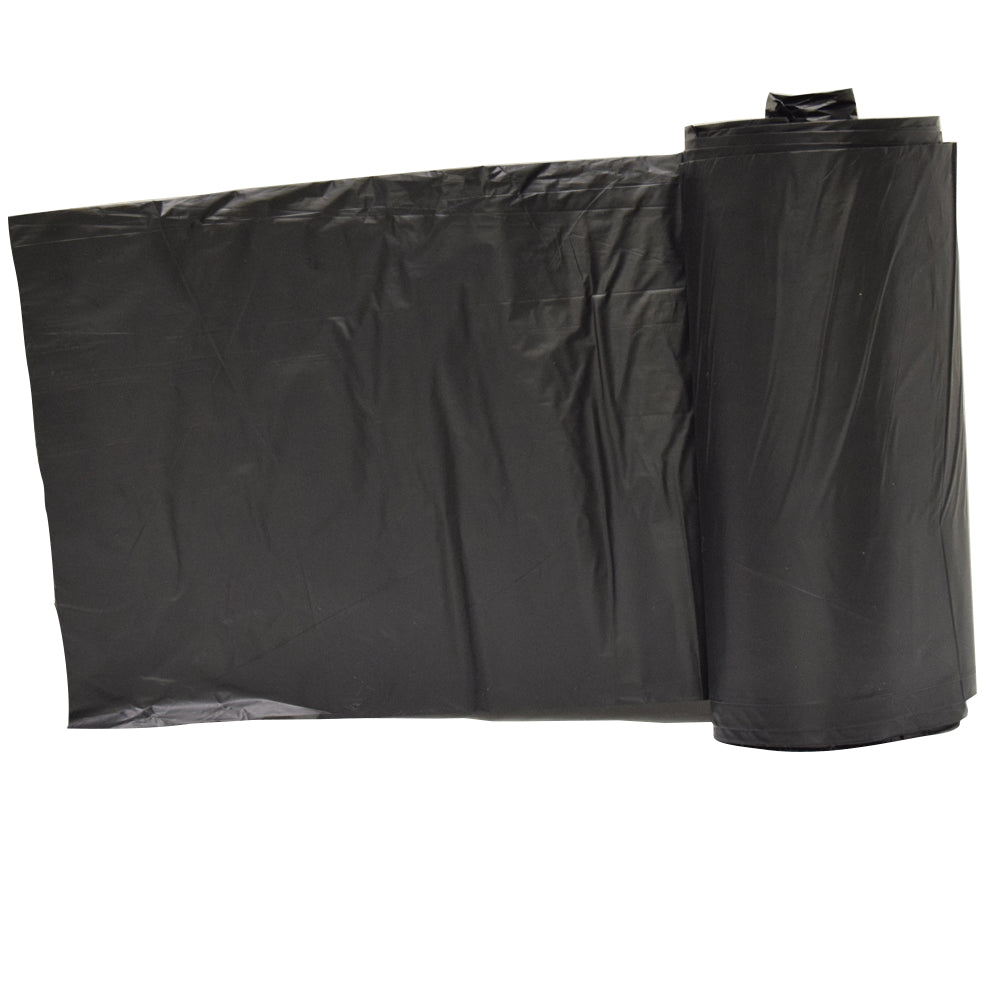28X48 High Density Can Liner 22 Microns 23 Gallons Black 150 Per Case