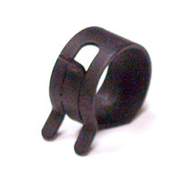 9/16 Inch Phosphate and Paint Heat Treated Spring Steel Band Black Spring Action Hose Clamp