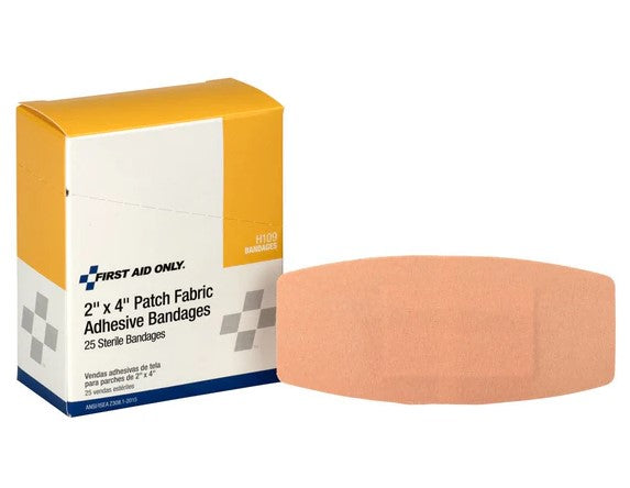 2" x 4" Elbow and Knee Plastic Bandage Box of 25