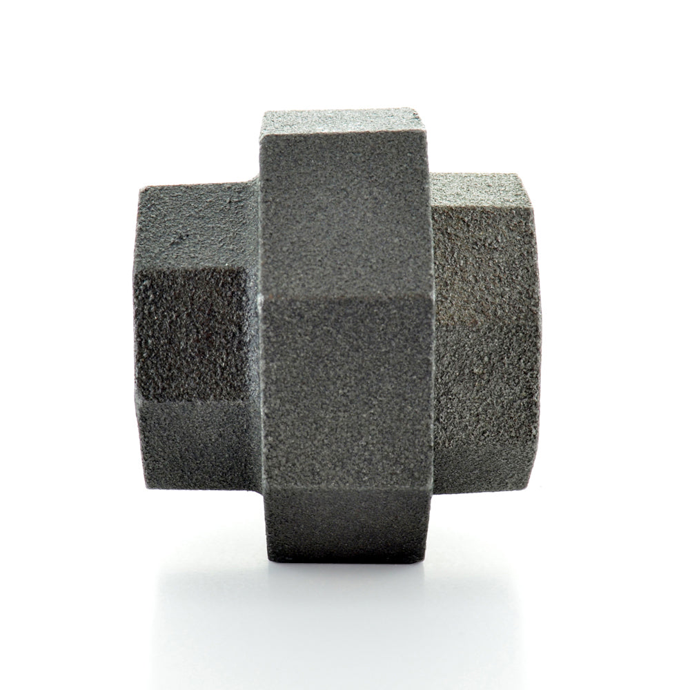 1-1/2" Schedule 40 Female NPT Black Welded Malleable Ground Joint Union USA