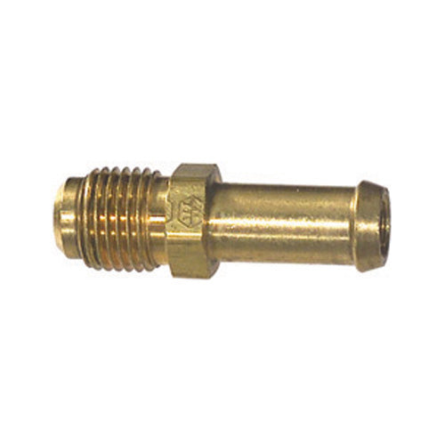 3/8 Inch x 5/16 Inch SAE 45 Degree Flare Connector Brass Fuel Hose - Single Bard