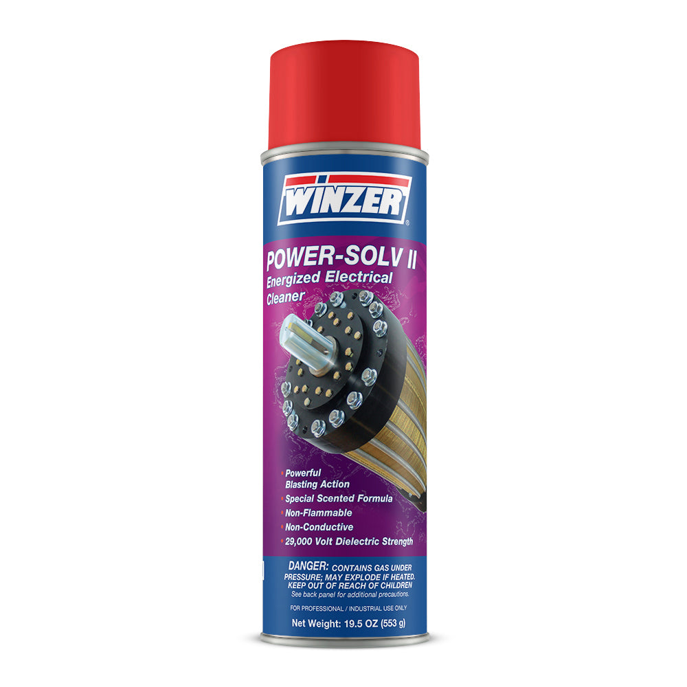 Winzer Power Solv II Industrial Strength Energized Electrical Cleaner - 19.5 Oz Net Wt. Aerosol