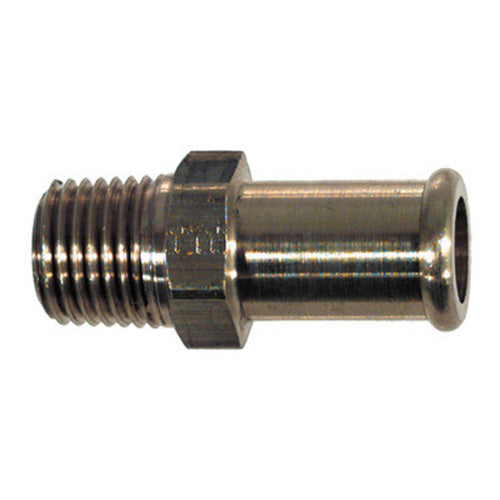 5/8 Inch x 1/2 Inch Hose Barb to Male Pipe Connector Brass Fuel Hose - Single Barb