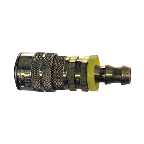 1/4 Inch Basic Size Push-On and Lock Industrial Interchange Plug 1/4 Inch Hose Barb