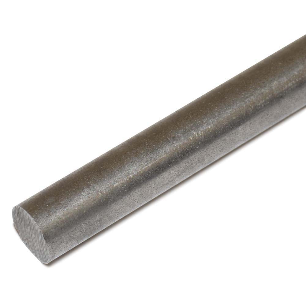 7/16 Inch x 3 ft Plain Carbon Steel Round Bar Stock Rod