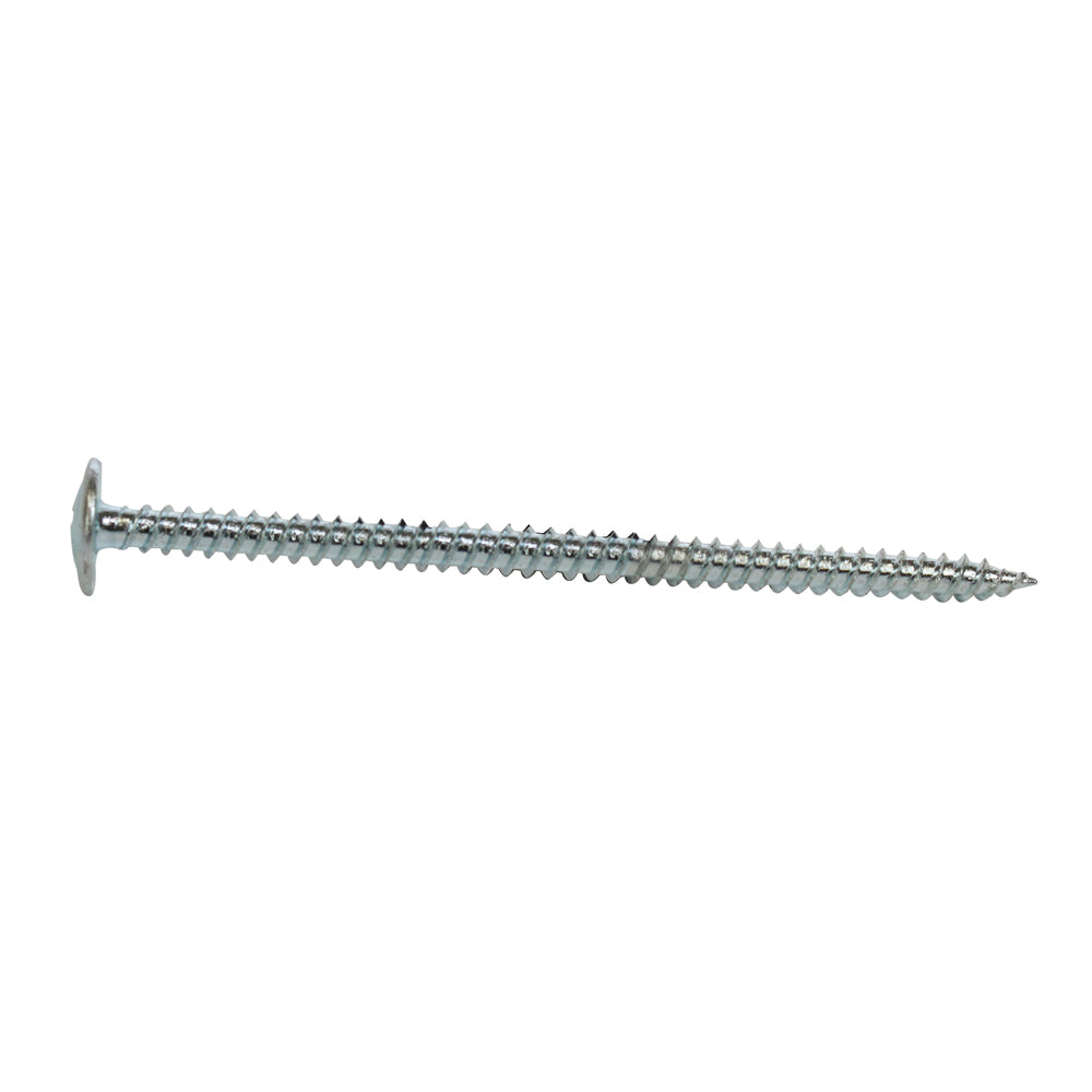 #8 x 3" Self-Piercing Modified Truss Head Phillips Steel Zinc Plated Needle Point