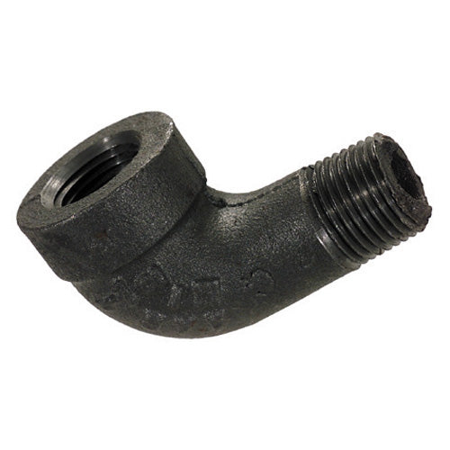 1 Inch Sch 80 Fnpt X Mnpt Black Malleable Iron 90 Degree Street Elbow