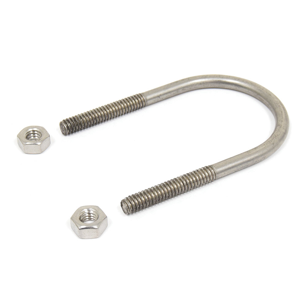 1/4-20 x 1 Inch x 1-3/4 Inch 304 Stainless Steel U-Bolt With 2 Nuts
