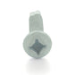 #8 x 3/4 Inch Painted Self-Drilling Pan Head Square Drive Screws - White