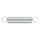 0.105 Inch X 3/4 Inch X 2-1/4 Inch Zinc Plated Hard Drawn Extension Spring - Clearance