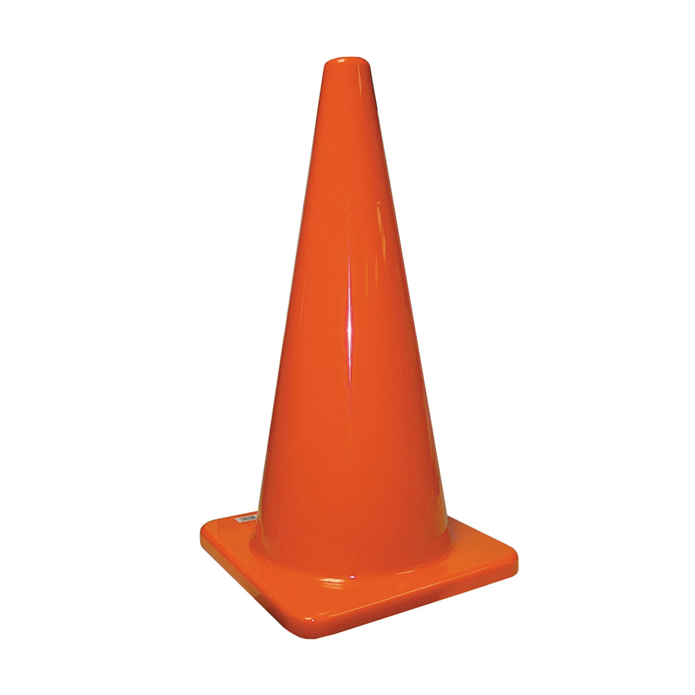 12" Safety Cone Red Orange