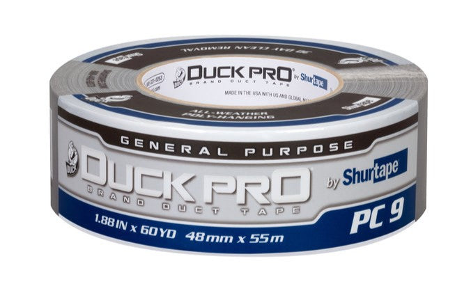 2 Inch x 180 Foot Duct Tape 9.5Mil Silver