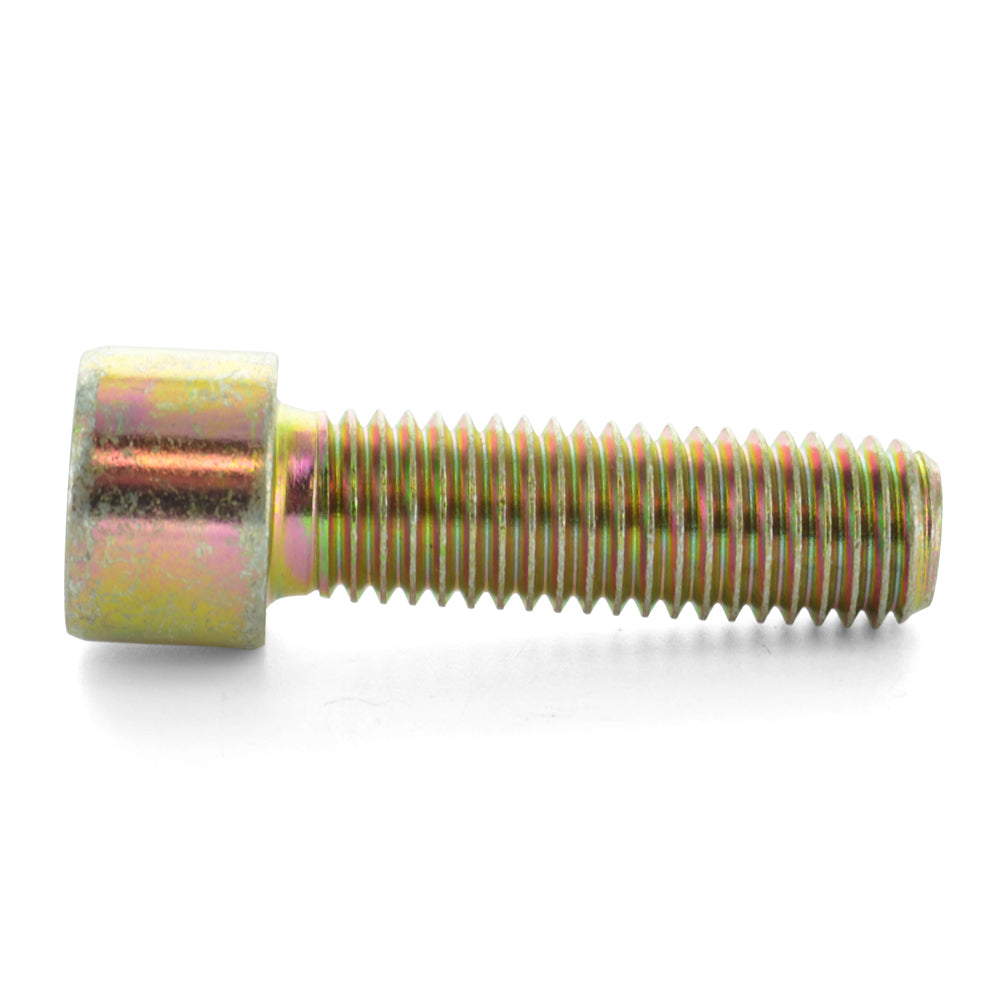 M6 x 1 x 20 mm Coarse Yellow Zinc Alloy Steel Socket Cap Screw