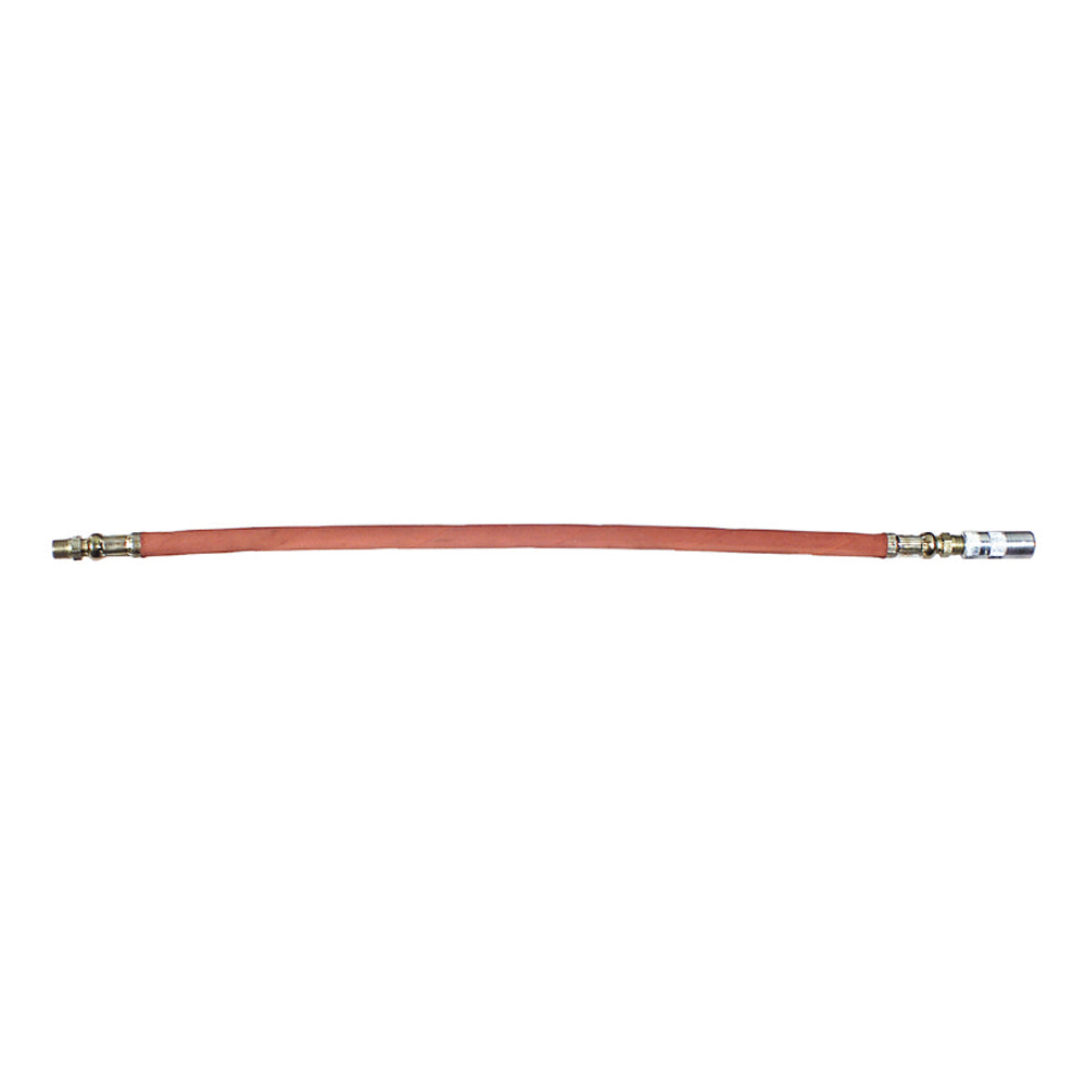 18 Inch Grease Gun Hose Assembly With 1/8 Inch Hydraulic Coupler and 1/8 Inch Mnpt Ends