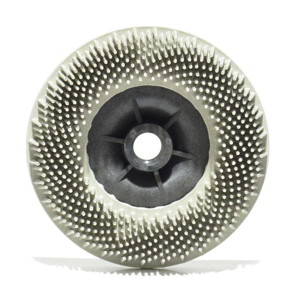 4-1/2 Inch x 5/8-11 Scotch-Brite™ Bristle Disc Grade 120 Ceramic Abrasive Grain White