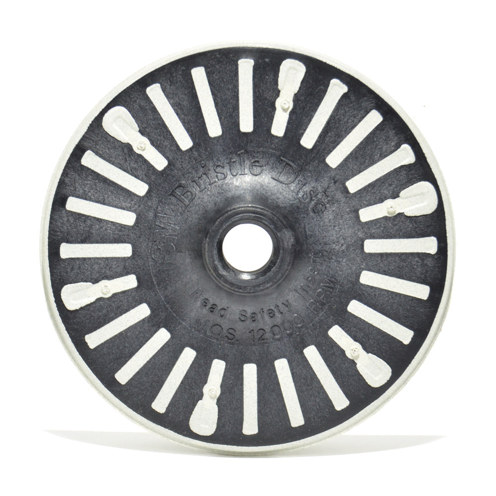 4-1/2 Inch x 5/8-11 Scotch-Brite™ Bristle Disc Grade 120 Ceramic Abrasive Grain White