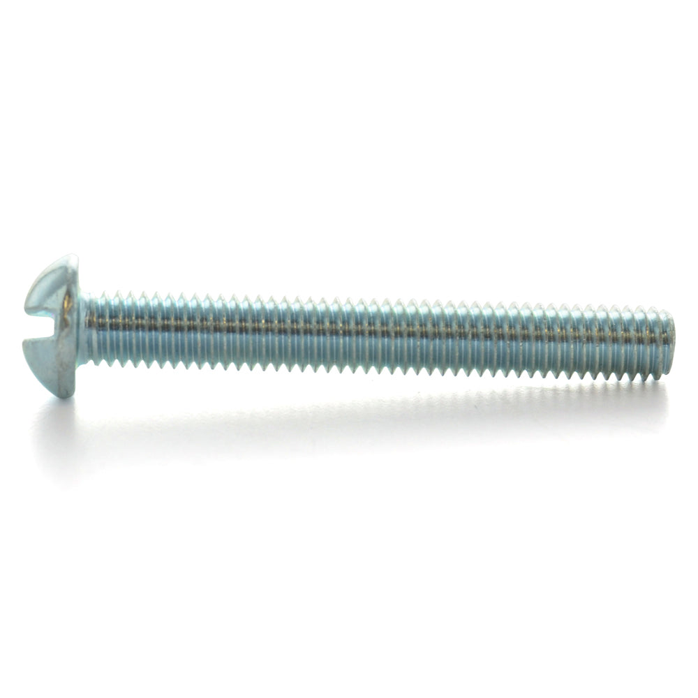 10-32X1-3/4 Slot Round Machine Screw Zinc Plated - Clearance