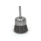 2 Inch X 0.012 Inch X 1/4 Inch Stem Mounted Carbon Steel Crimped Wired Cup Brush