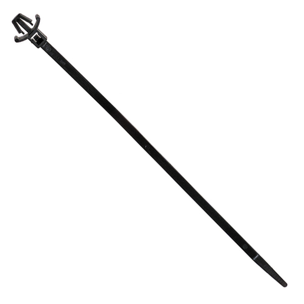 8-1/2 Inch 50 Lb Rivet Mount Wire Tie Black