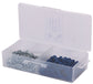 #6 x 3/4 Inch Bantam Plastic Conical Plug Anchor Kit - Includes 3/16 x 4 Inch Drill Bit #6 x 1 Screws