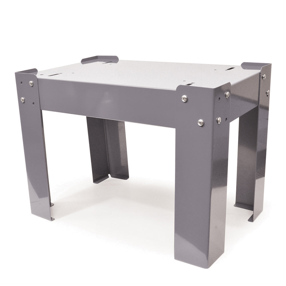 Gray Powder Coated Steel Base For 901 Rack - Tall Legs